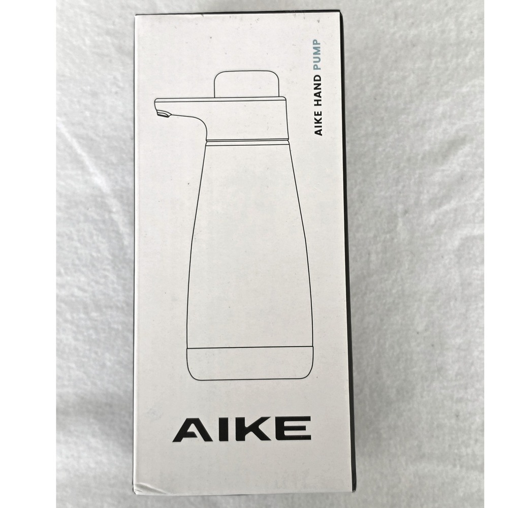AIKE AK1062 Stainless Steel Soap Dispenser 15oz Manual Hand Pump Silver Black